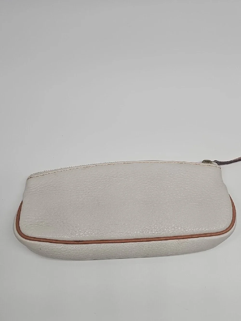 Dooney & Bourke Cream Leather Pouch